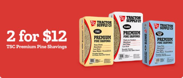 Tractor Supply Wood Shavings