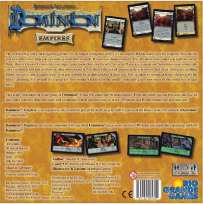 Image showing  Dominion: Empires Board Game, 2-4 Players, For Ages 13+