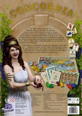 Image showing  Concordia Board Game, 2-5 Players, For Ages 13+