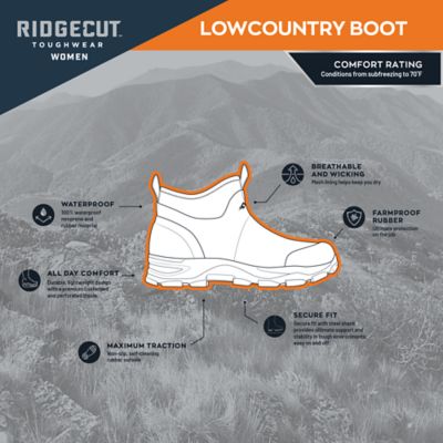Image showing 5 th Ridgecut Women's Low Country Waterproof Neoprene Boots