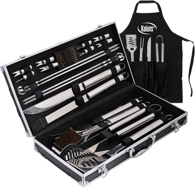 Kaluns 21 pc. Heavy-Duty Stainless Steel Grill Accessories Set