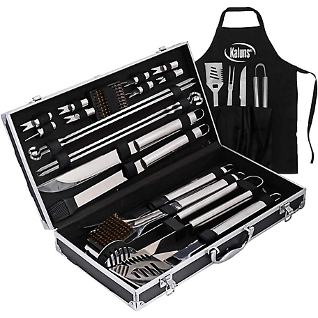 Kaluns 21 pc. Heavy-Duty Stainless Steel Grill Accessories Set