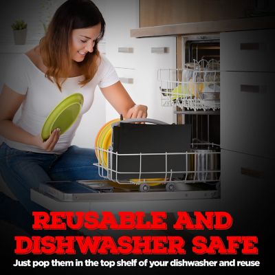 Image showing  3 pc. BBQ Grill Mat, Heat Resistant Up to 600 Degrees, Nonstick, Reusable, Dishwasher Safe