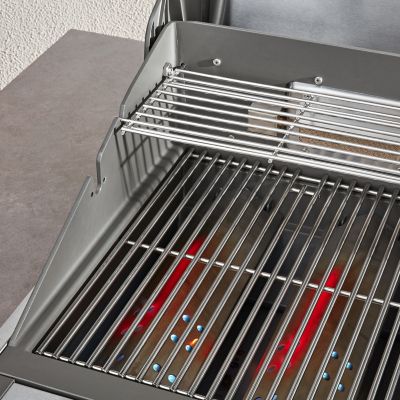 Image showing  5-Burner Pro Elite 5B European Ledge Island Propane Gas Grill, Gray