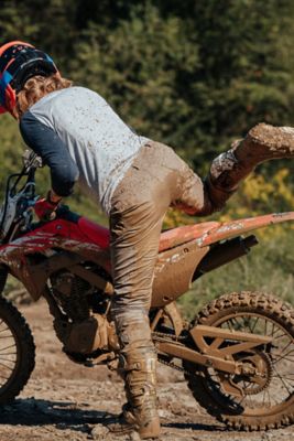 Image showing 5 th Dovetail Workwear Straight Leg Mid-Rise Britt x Ultralight Pants