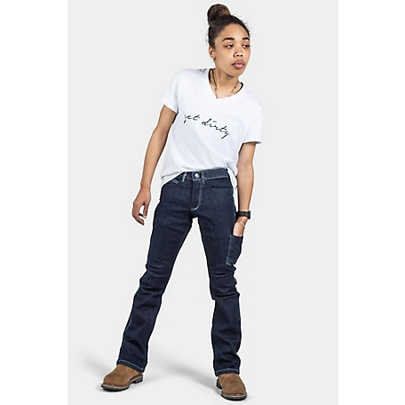 Dovetail Workwear Women's Bootcut Mid-Rise DX Pants
