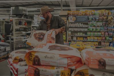 Banner reading Only at Tractor Supply. Check out all our exclusive pet brands. 4Health, Retriever and more. Shop now. 