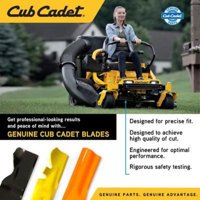 Image showing 8 th Cub Cadet 46 in. Low-Lift Lawn Mower Blades for Lawn and Zero-Turn Mowers, Replaces OEM 742P05510-L and 742-05510-L, 2 pk.