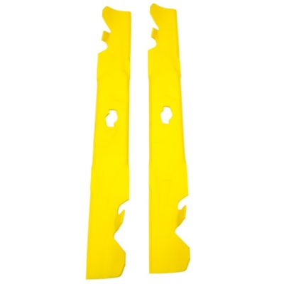 Image showing  46 in. S-Shaped Xtreme Mulching Lawn Mower Blades for Lawn and Zero-Turn Mowers, 2-Pack