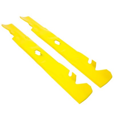 Image showing 6 th Cub Cadet 46 in. S-Shaped Xtreme Mulching Lawn Mower Blades for Lawn and Zero-Turn Mowers, 2 pk.
