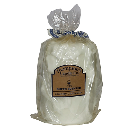 Thompson's Candle Co. Country Clothesline Super Scented 44 oz. Large Pillar Candle
