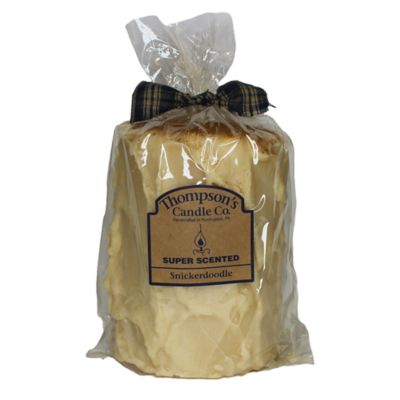 Thompson's Candle Co. Super Scented 44 oz. Large Pillar Candle - Snickerdoodle