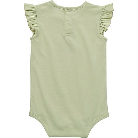 Carhartt Short-Sleeve Strawberry Bodysuit, Light Green, 6 Mo.