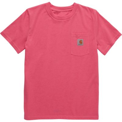 Carhartt Unisex Kids' Crew Neck Short Sleeve Pocket T-Shirt
