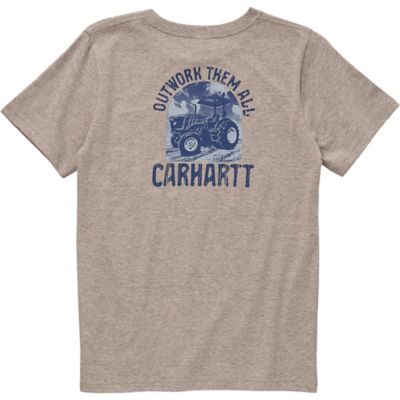 Carhartt Boys' Tractor Crew Neck Short-Sleeve T-Shirt