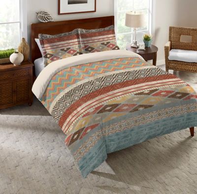 Laural Home Navajo Stripe Comforter