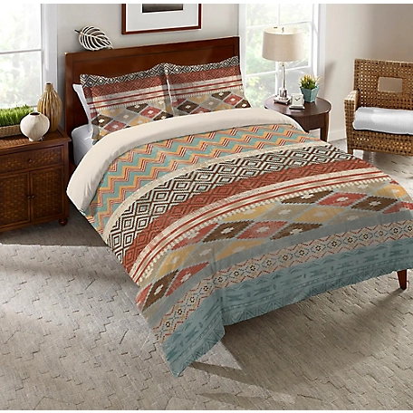 Laural Home Navajo Stripe Comforter