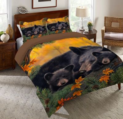 Laural Home Warm Cozy Bear Comforter Set