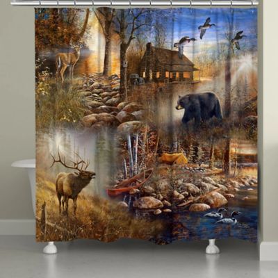 Laural Home Forest Collage Shower Curtain