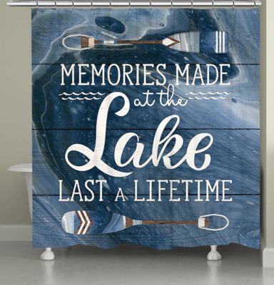 Laural Home Memories At the Lake Shower Curtain