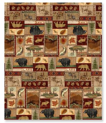 Image showing  Lodge Collage Tablecloth