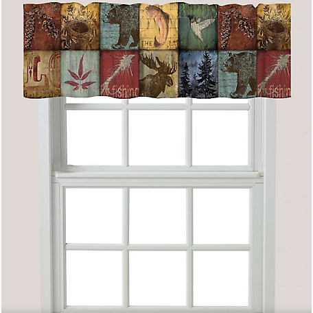 Laural Home Lodge Patch Window Valance