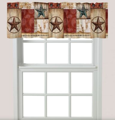 Laural Home Rodeo Patch Window Valance
