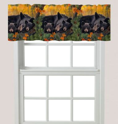 Laural Home Warm Cozy Bear Window Valance