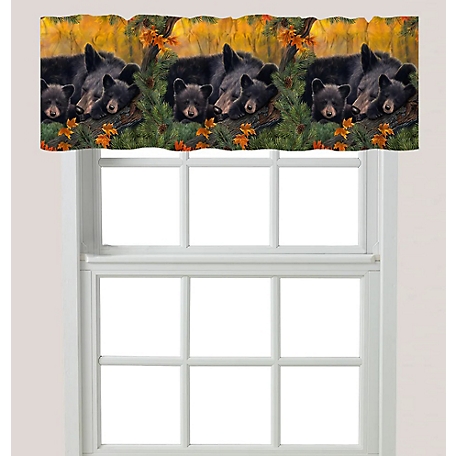 Laural Home Warm Cozy Bear Window Valance