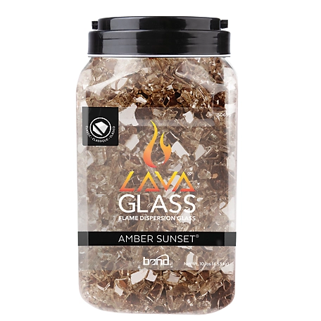 GHP Group Inc 10 lb. Classic Amber Sunset Lavaglass
