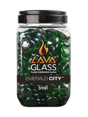 GHP Group Inc 10 lb. Round Emerald City Lavaglass
