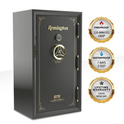 Remington 40 Long Gun + 6 Handgun 20.49 cu. ft. Electronic/Key Lock STS Gun Safe, Metallic