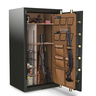 Image showing  40 Long Gun and 6 Handgun 20.49 cu. ft. Electronic/Key Lock STS Gun Safe, Metallic