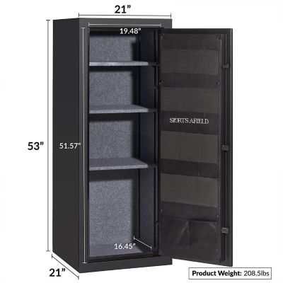 Image showing  Fireproof Ammo and Gun Safe with Electronic Lock, 53 x 21 x 21in.