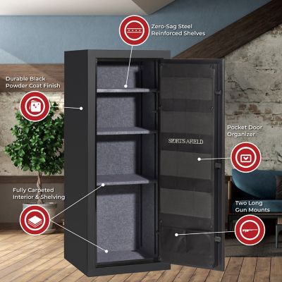 Image showing  Fireproof Ammo and Gun Safe with Electronic Lock, 53 x 21 x 21in.