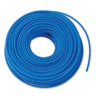 Image showing  175 mil x 25 in. Premium Pre-Cut Spiral Trimmer Cord, Blue