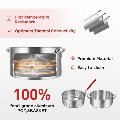 Image showing  10.5 qt. Fish Fryer Classic Aluminum Pot