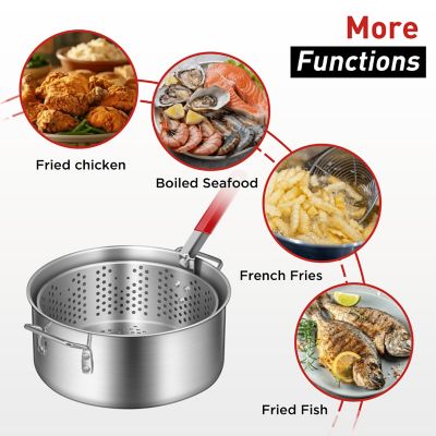 Image showing  10.5 qt. Fish Fryer Classic Aluminum Pot