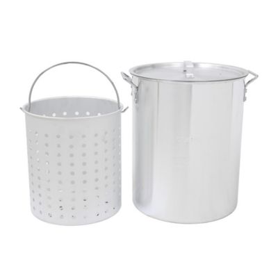 Red Mountain Valley 30Qt. Aluminum Pot with Basket, 2A-OC124