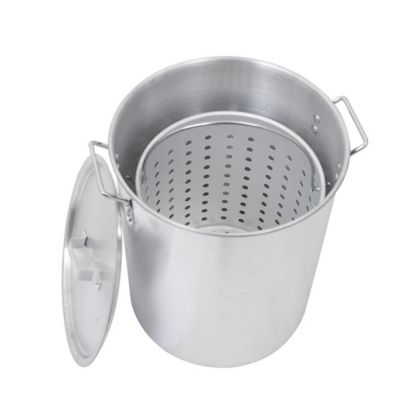 Image showing  30 qt. Aluminum Pot with Basket
