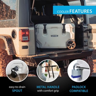 Image showing 6 th Lifetime 65 qt. High Performance Hard-Sided Cooler with Wheels