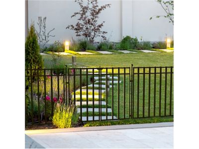 Image showing 9 th Yardlink 34 in. x 47.8 in. 3-Rail Steel Gate
