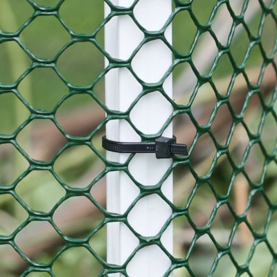 Image showing  25 ft. x 36 in. Plastic Chicken Wire with 3/4 in. Openings, Green