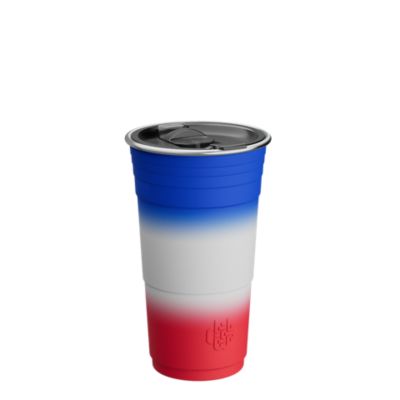 Image showing  16 oz. Insulated Steel Wyld Cup, Red/White/Blue