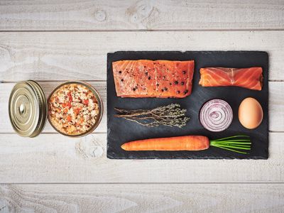 Image showing  350 mL Wide Mouth Familia Wiss Terrine French Glass Mason Jars with 2 pc. Gold Lids, 6 ct.