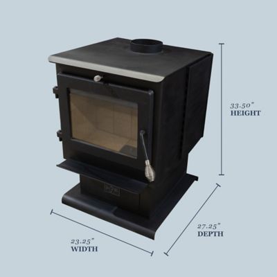Image showing  2500 sq. ft. Yellowstone T110 Wood Stove, F500160
