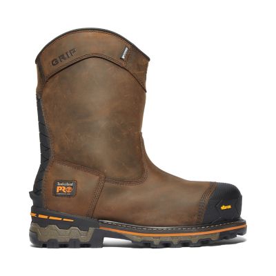 Timberland PRO Men's Boondock Pull-On Composite Toe Waterproof Work Boots
