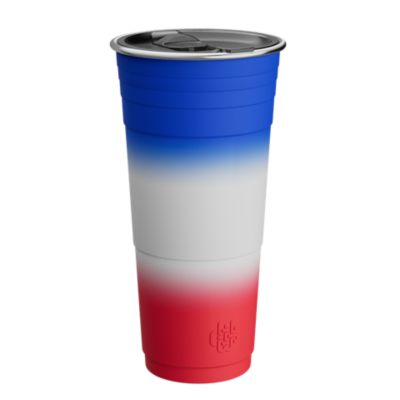 Image showing  32 oz. Insulated Steel Wyld Cup, Red/White/Blue