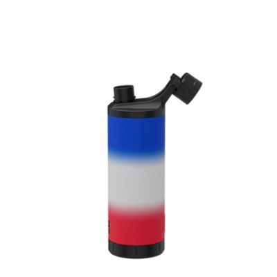 Image showing  18 oz. Mag Flask, Red/White/Blue