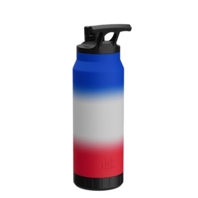 Image showing  34 oz. Mag Flask, Red/White/Blue